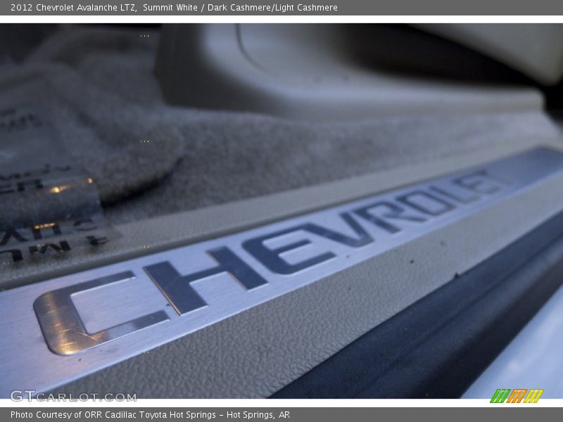 Summit White / Dark Cashmere/Light Cashmere 2012 Chevrolet Avalanche LTZ