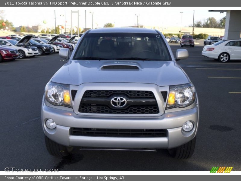 Silver Streak Mica / Graphite Gray 2011 Toyota Tacoma V6 TRD Sport PreRunner Double Cab