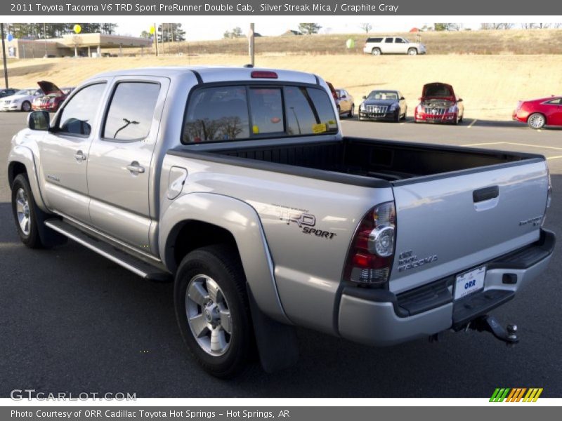 Silver Streak Mica / Graphite Gray 2011 Toyota Tacoma V6 TRD Sport PreRunner Double Cab