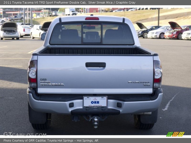 Silver Streak Mica / Graphite Gray 2011 Toyota Tacoma V6 TRD Sport PreRunner Double Cab