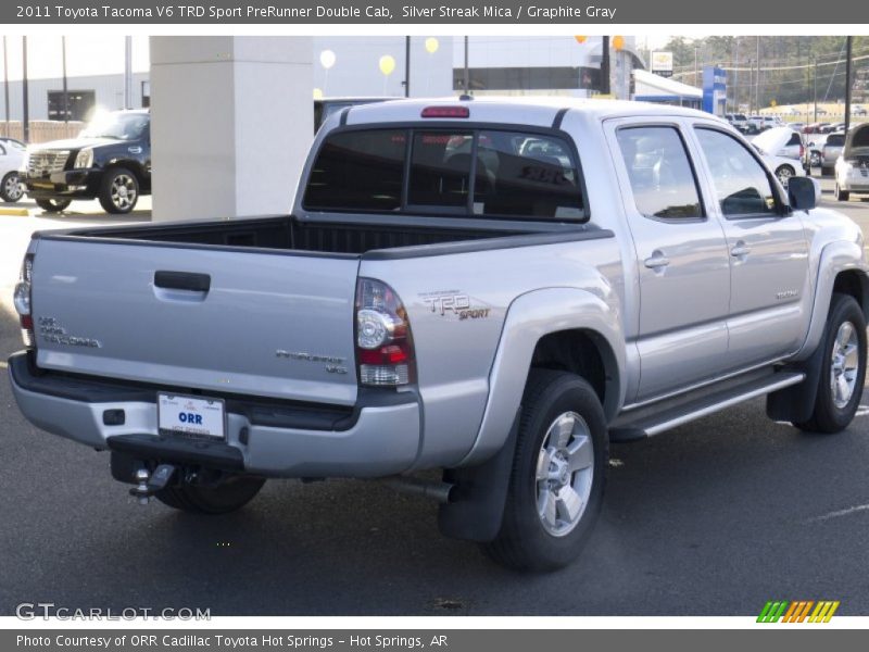 Silver Streak Mica / Graphite Gray 2011 Toyota Tacoma V6 TRD Sport PreRunner Double Cab