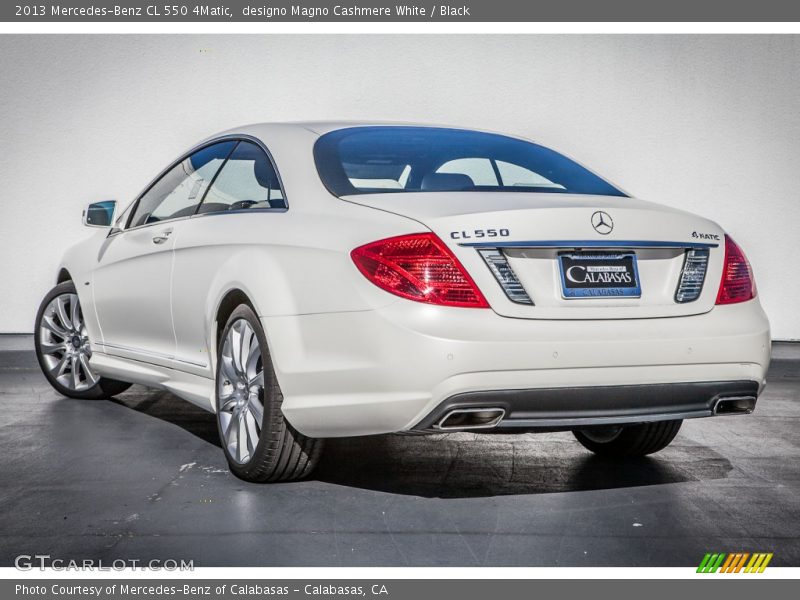designo Magno Cashmere White / Black 2013 Mercedes-Benz CL 550 4Matic
