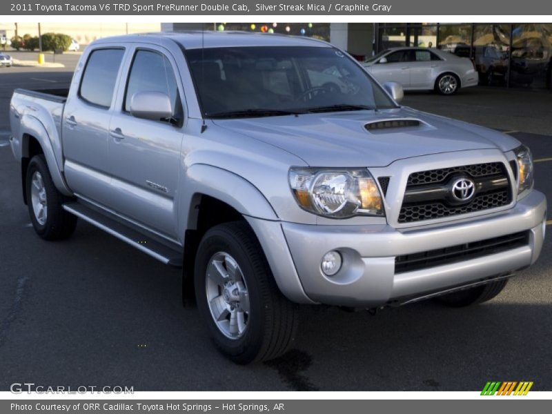 Silver Streak Mica / Graphite Gray 2011 Toyota Tacoma V6 TRD Sport PreRunner Double Cab