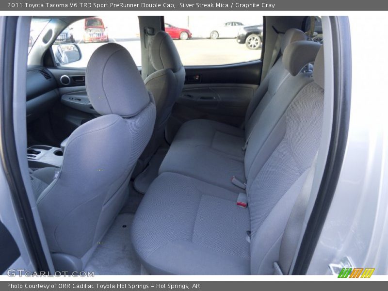 Silver Streak Mica / Graphite Gray 2011 Toyota Tacoma V6 TRD Sport PreRunner Double Cab