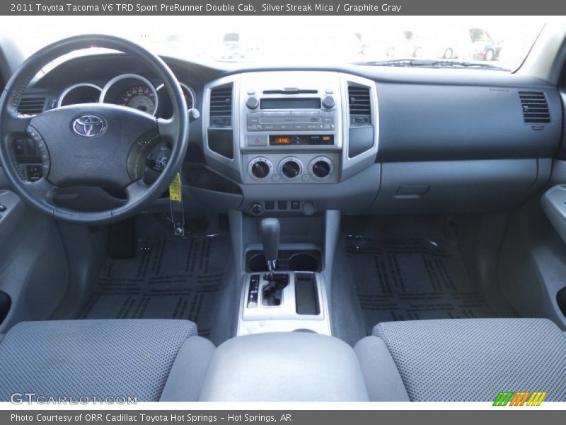 Silver Streak Mica / Graphite Gray 2011 Toyota Tacoma V6 TRD Sport PreRunner Double Cab
