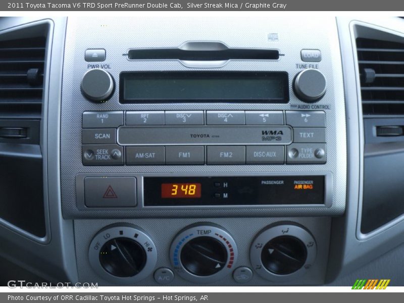 Silver Streak Mica / Graphite Gray 2011 Toyota Tacoma V6 TRD Sport PreRunner Double Cab