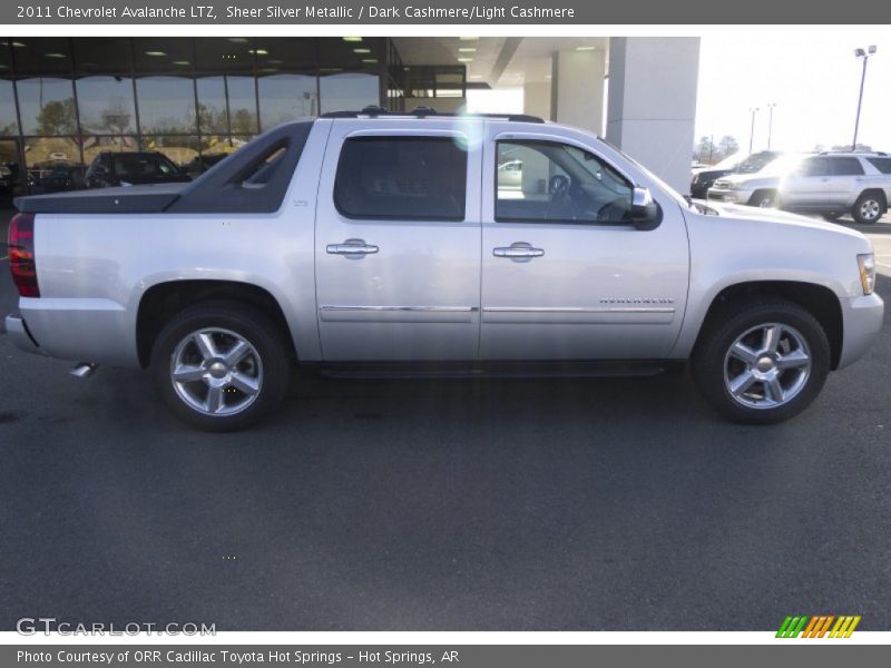 Sheer Silver Metallic / Dark Cashmere/Light Cashmere 2011 Chevrolet Avalanche LTZ