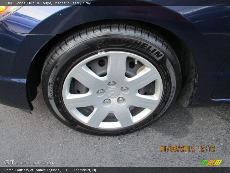 Magnetic Pearl / Gray 2008 Honda Civic LX Coupe