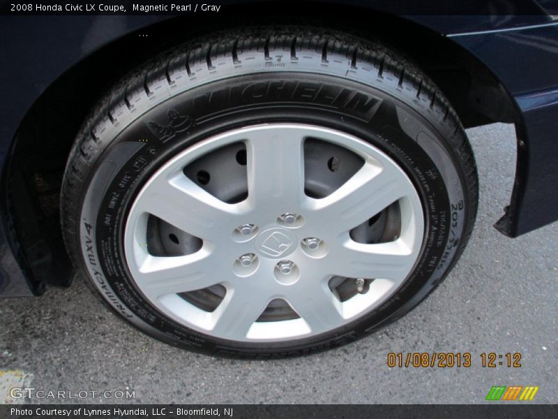 Magnetic Pearl / Gray 2008 Honda Civic LX Coupe