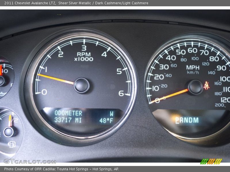 Sheer Silver Metallic / Dark Cashmere/Light Cashmere 2011 Chevrolet Avalanche LTZ