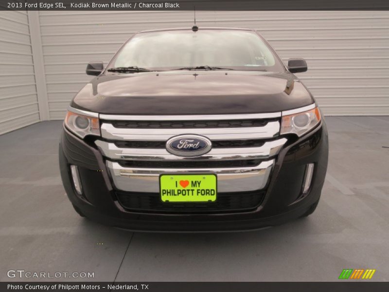 Kodiak Brown Metallic / Charcoal Black 2013 Ford Edge SEL