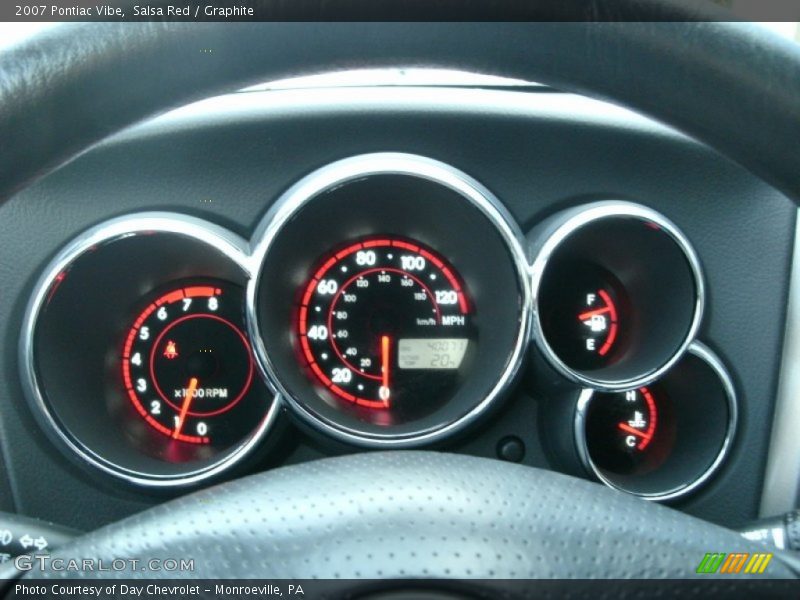 Salsa Red / Graphite 2007 Pontiac Vibe