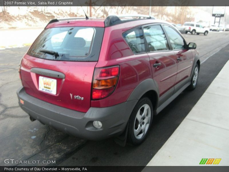 Salsa Red / Graphite 2007 Pontiac Vibe