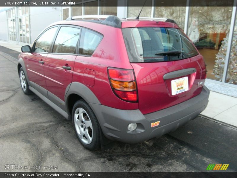Salsa Red / Graphite 2007 Pontiac Vibe