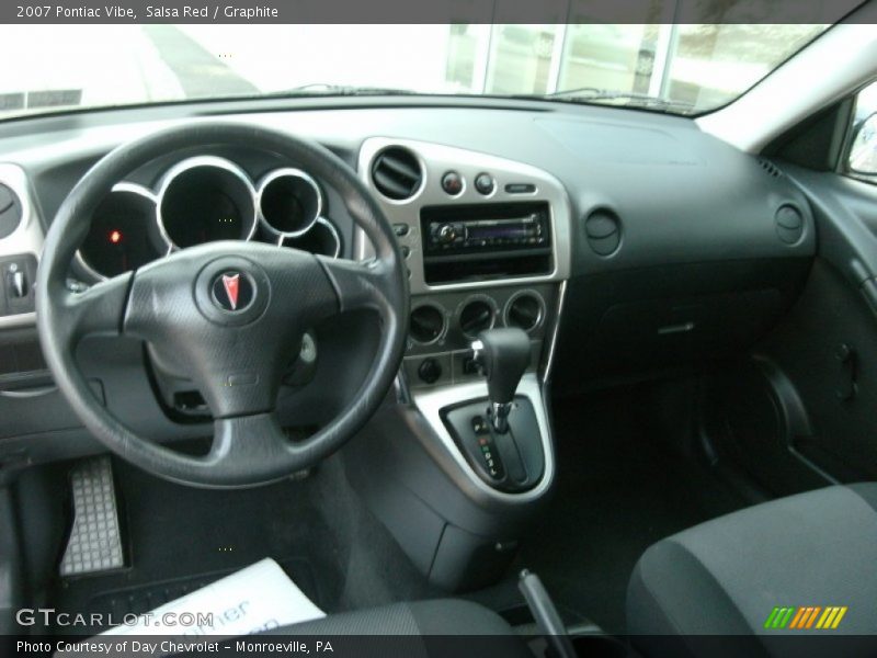 Salsa Red / Graphite 2007 Pontiac Vibe