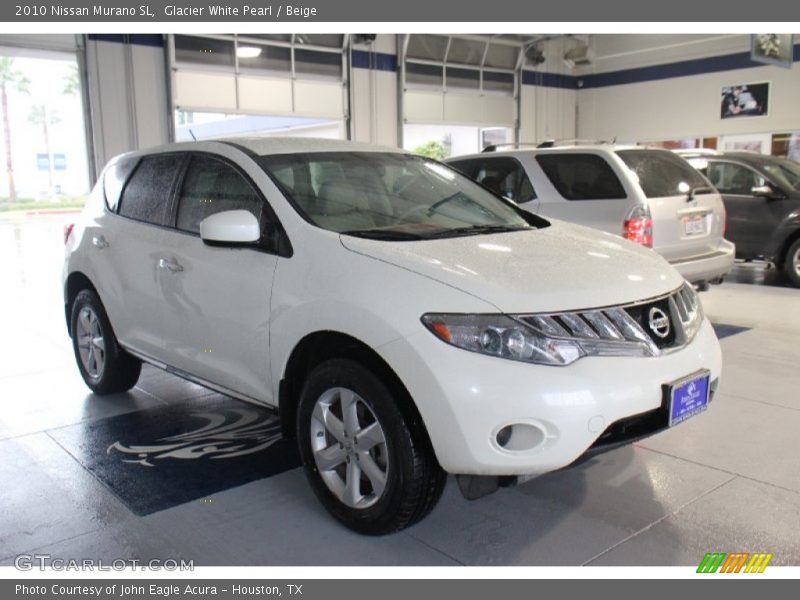 Glacier White Pearl / Beige 2010 Nissan Murano SL