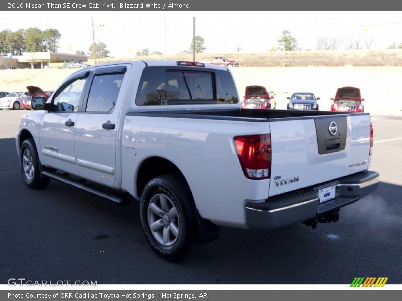 Blizzard White / Almond 2010 Nissan Titan SE Crew Cab 4x4