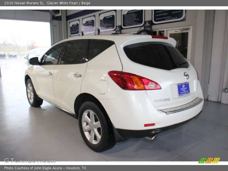 Glacier White Pearl / Beige 2010 Nissan Murano SL