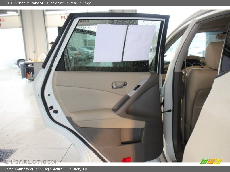 Glacier White Pearl / Beige 2010 Nissan Murano SL