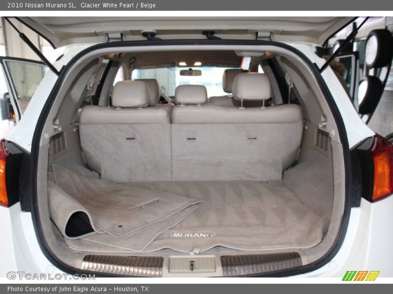 Glacier White Pearl / Beige 2010 Nissan Murano SL
