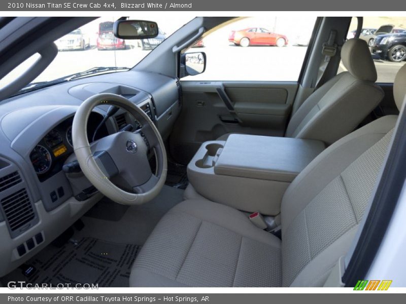 Blizzard White / Almond 2010 Nissan Titan SE Crew Cab 4x4