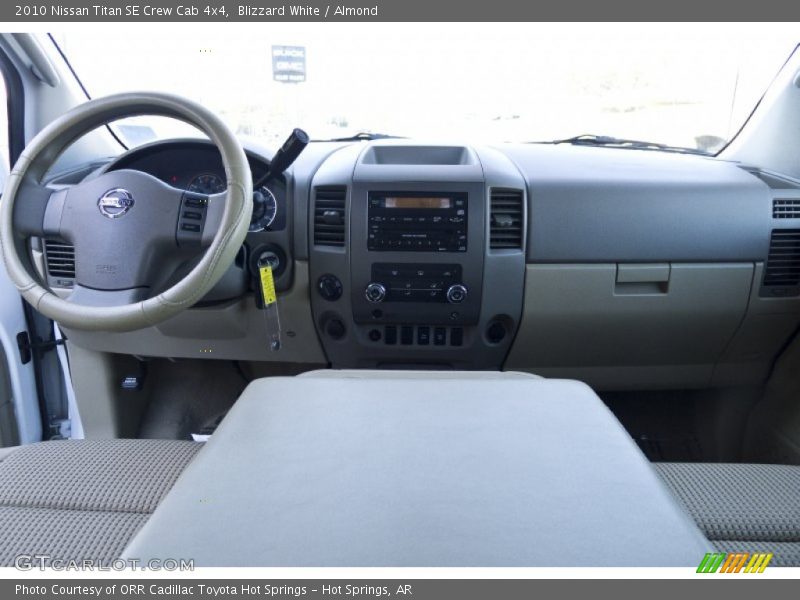 Blizzard White / Almond 2010 Nissan Titan SE Crew Cab 4x4