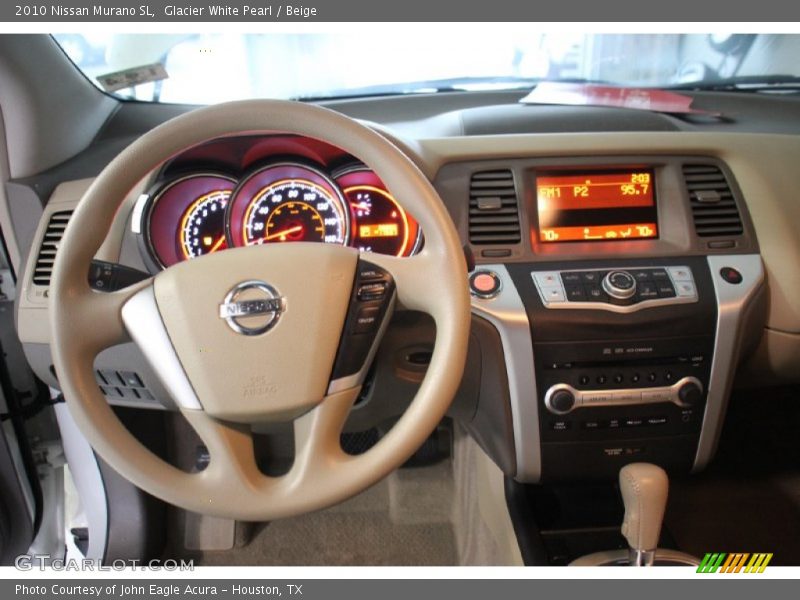 Glacier White Pearl / Beige 2010 Nissan Murano SL