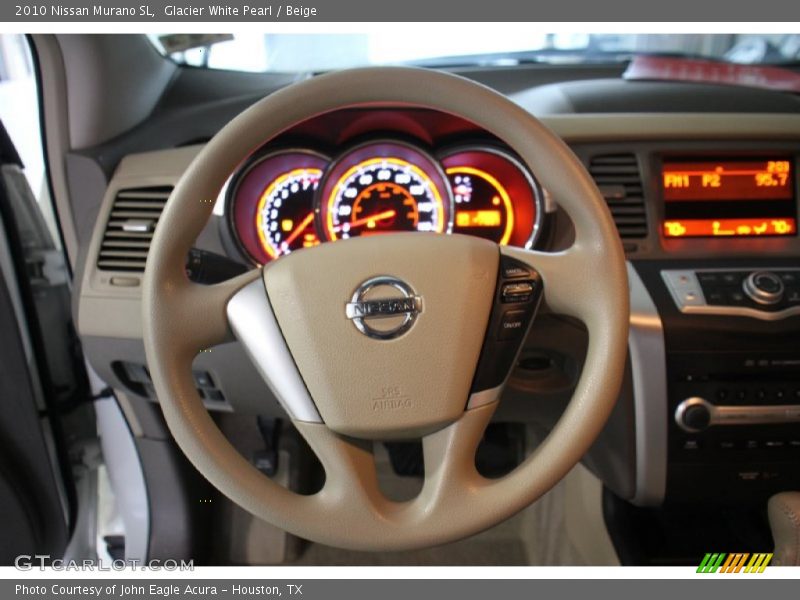 Glacier White Pearl / Beige 2010 Nissan Murano SL