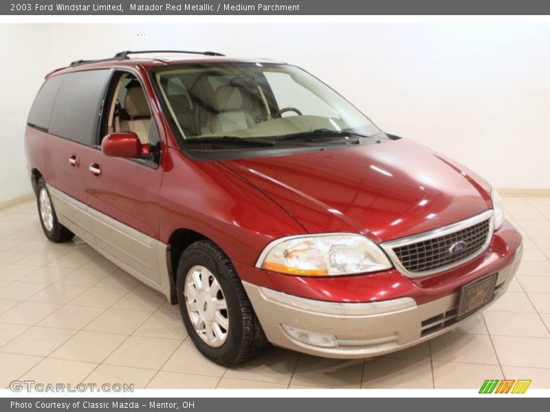 Matador Red Metallic / Medium Parchment 2003 Ford Windstar Limited