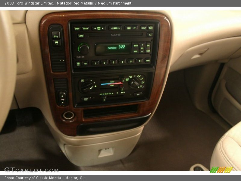 Controls of 2003 Windstar Limited