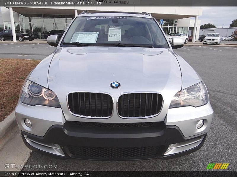 Titanium Silver Metallic / Black 2010 BMW X5 xDrive30i