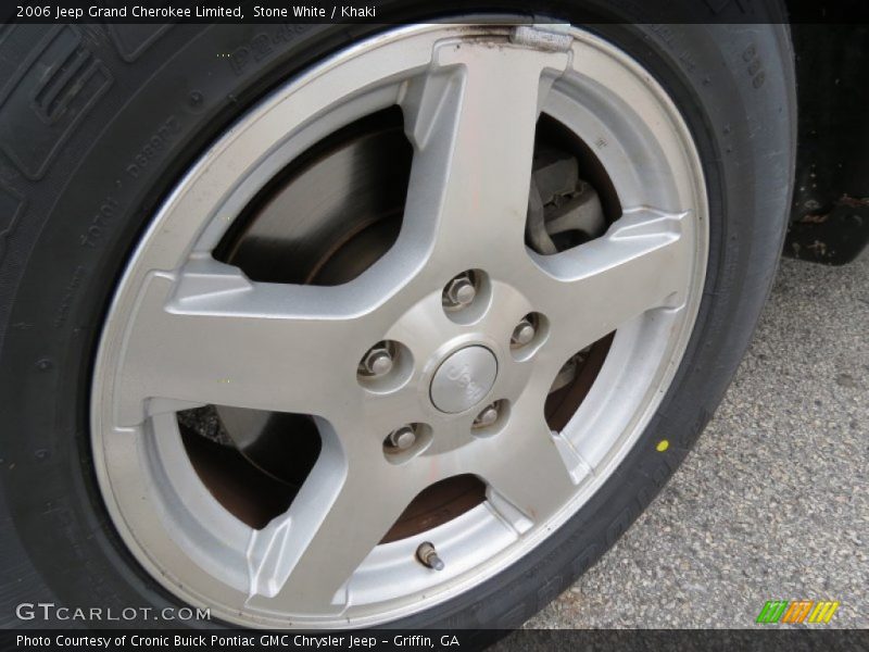 Stone White / Khaki 2006 Jeep Grand Cherokee Limited