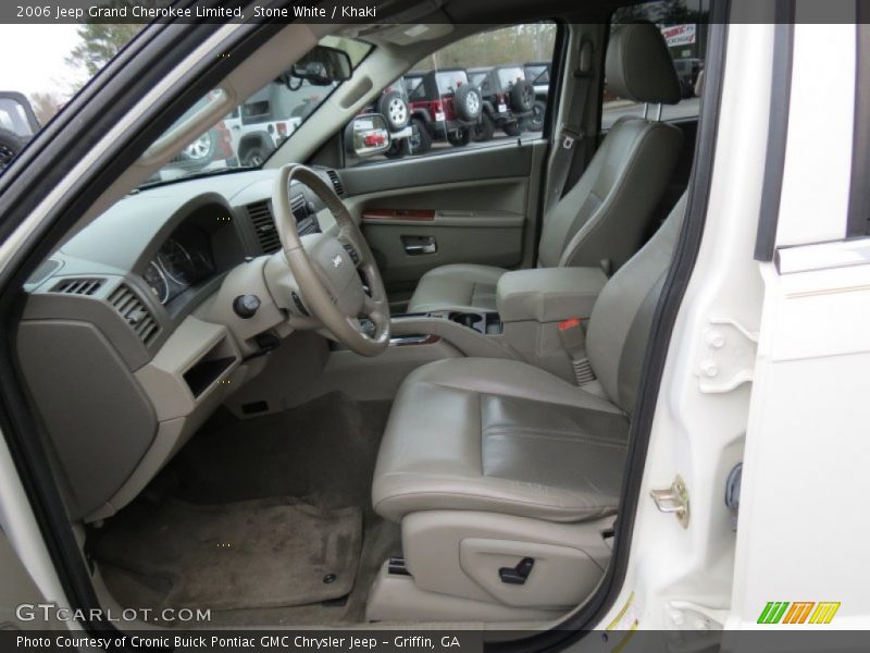 Stone White / Khaki 2006 Jeep Grand Cherokee Limited