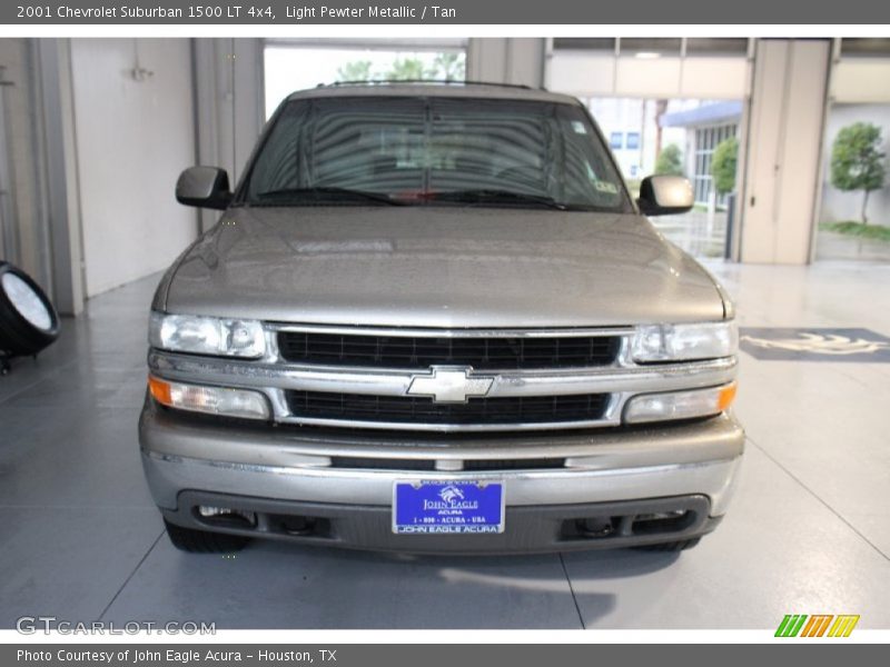Light Pewter Metallic / Tan 2001 Chevrolet Suburban 1500 LT 4x4