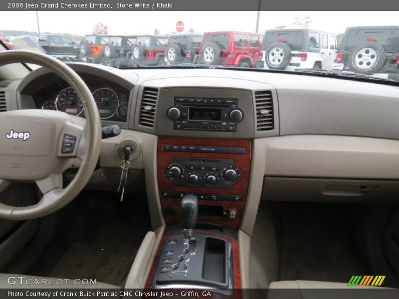 Stone White / Khaki 2006 Jeep Grand Cherokee Limited