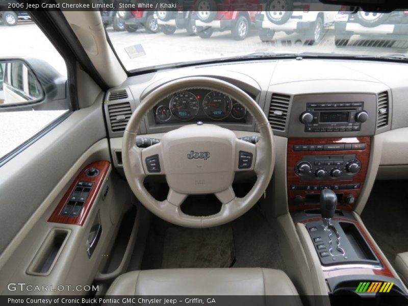 Stone White / Khaki 2006 Jeep Grand Cherokee Limited
