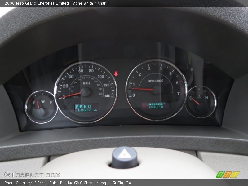 Stone White / Khaki 2006 Jeep Grand Cherokee Limited
