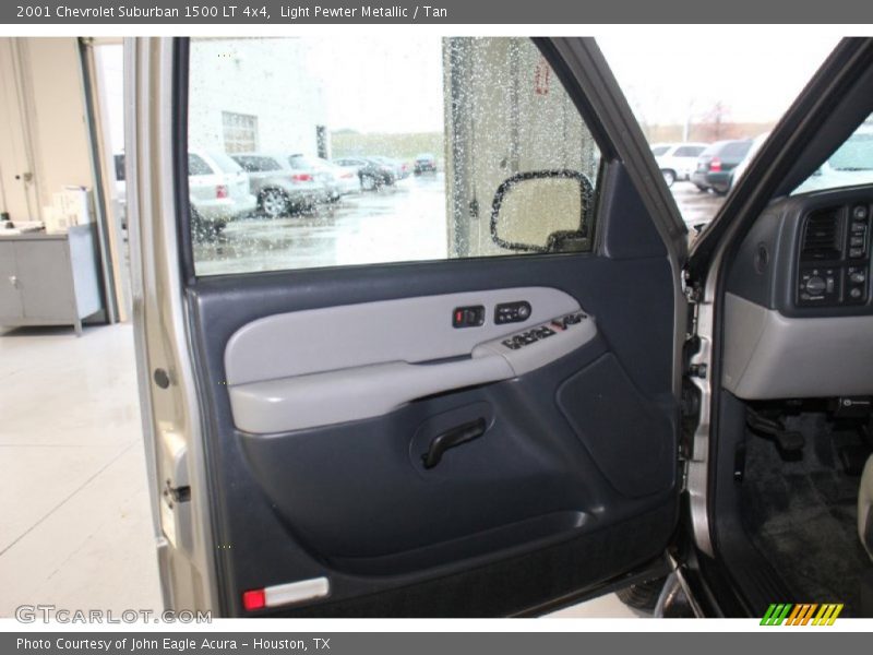 Light Pewter Metallic / Tan 2001 Chevrolet Suburban 1500 LT 4x4
