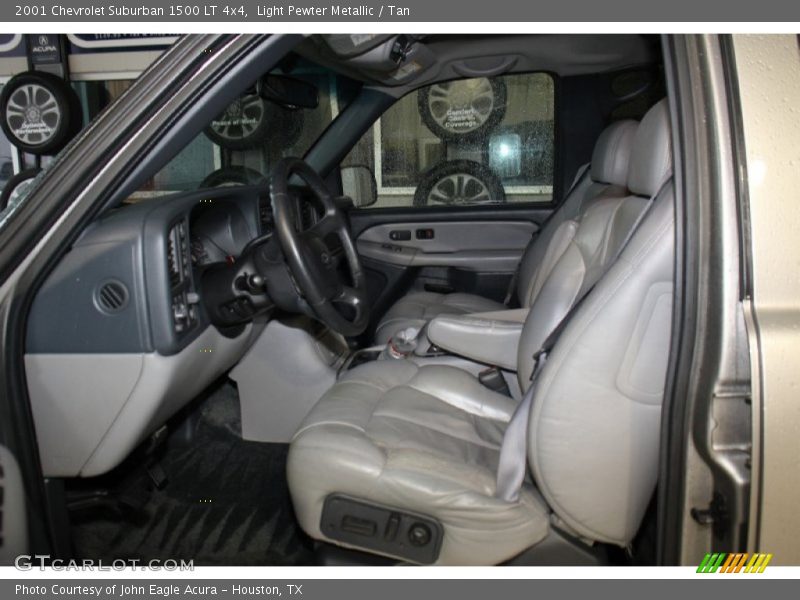 Light Pewter Metallic / Tan 2001 Chevrolet Suburban 1500 LT 4x4