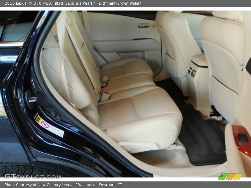Black Sapphire Pearl / Parchment/Brown Walnut 2010 Lexus RX 350 AWD