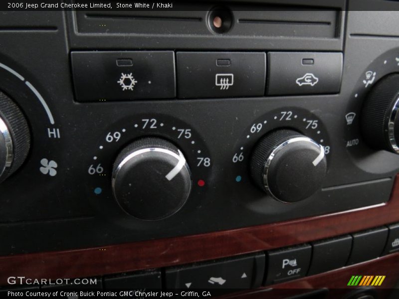 Stone White / Khaki 2006 Jeep Grand Cherokee Limited