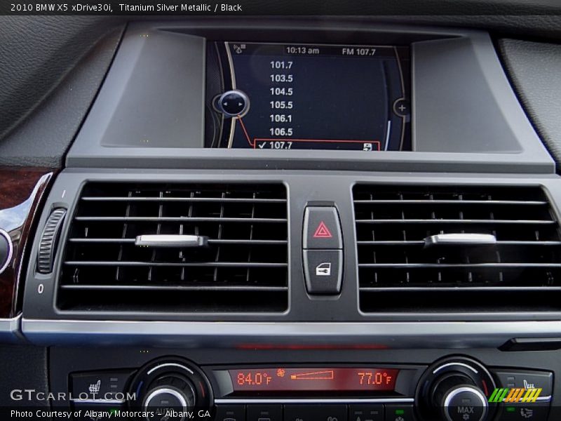 Titanium Silver Metallic / Black 2010 BMW X5 xDrive30i