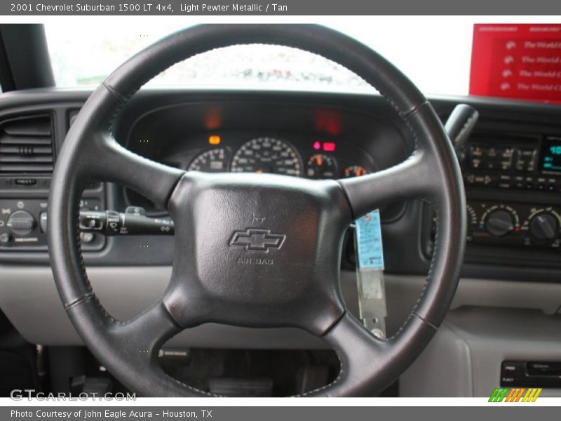 Light Pewter Metallic / Tan 2001 Chevrolet Suburban 1500 LT 4x4