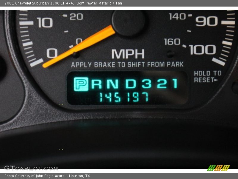 Light Pewter Metallic / Tan 2001 Chevrolet Suburban 1500 LT 4x4