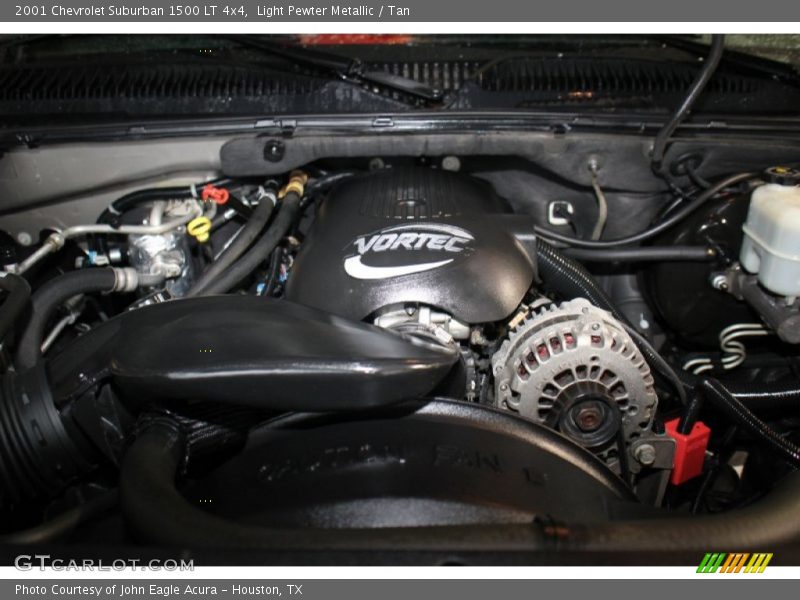 Light Pewter Metallic / Tan 2001 Chevrolet Suburban 1500 LT 4x4
