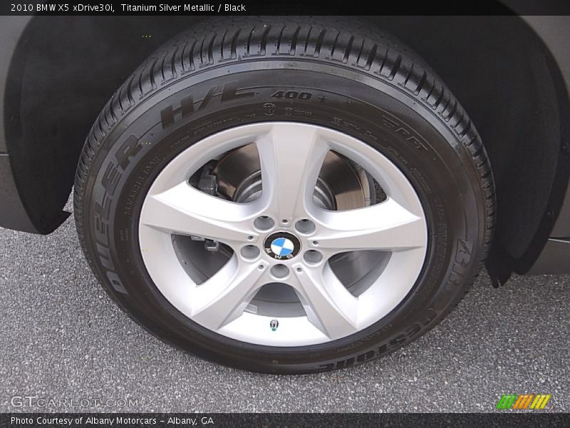 Titanium Silver Metallic / Black 2010 BMW X5 xDrive30i