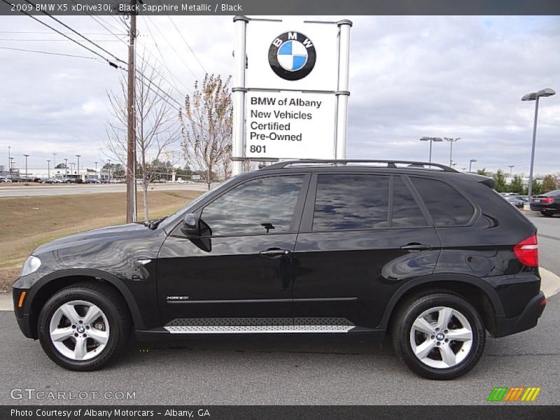 Black Sapphire Metallic / Black 2009 BMW X5 xDrive30i