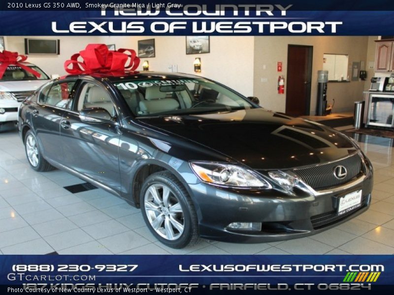 Smokey Granite Mica / Light Gray 2010 Lexus GS 350 AWD