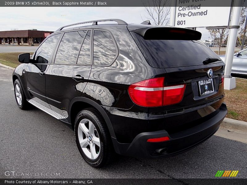 Black Sapphire Metallic / Black 2009 BMW X5 xDrive30i