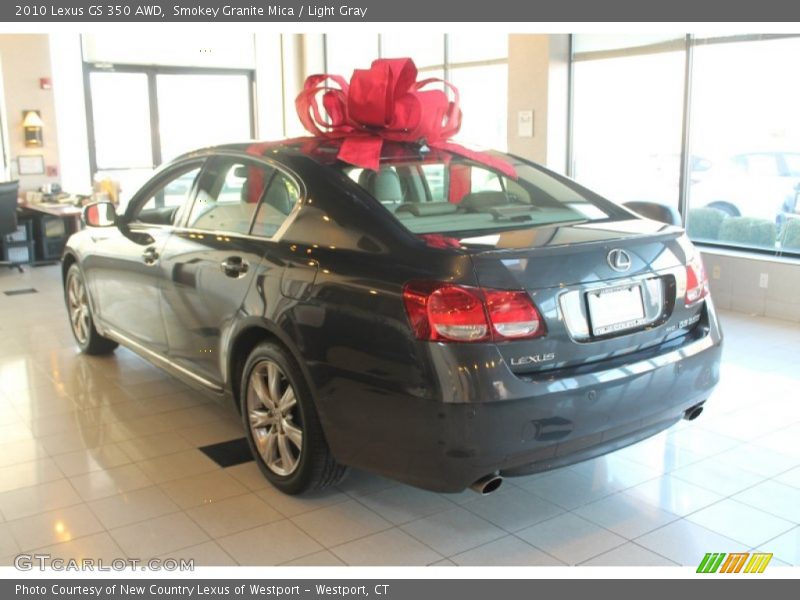 Smokey Granite Mica / Light Gray 2010 Lexus GS 350 AWD